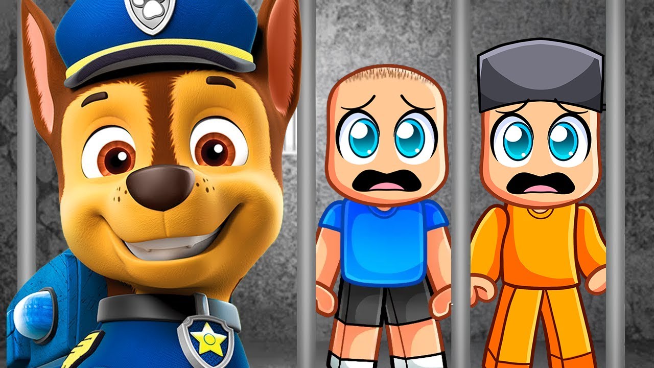 Trapped in PAW PATROL Prison!