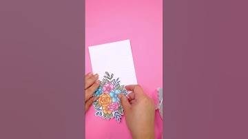 The Bricks embossing folder makes a great background for anything! #pinkandmain #cardmaking