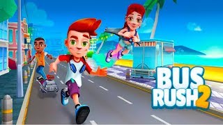 Bus Rush 2 Multiplayer - Single Player Gameplay Android Endless Runner Game screenshot 2