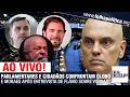 PARLAMENTARES E CIDADÃOS CONFRONTAM GLOBO E MORAES APÓS ENTREVISTA DE FLÁVIO BOLSONARO SOBRE VORCARO