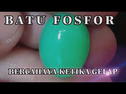 BATU FOSFOR #MENYALA DALAM GELAP#MENYERAP CAHAYA KETIKA TERANG. 