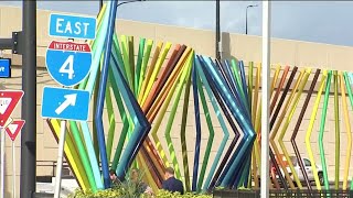 I-4 sculpture unveiled