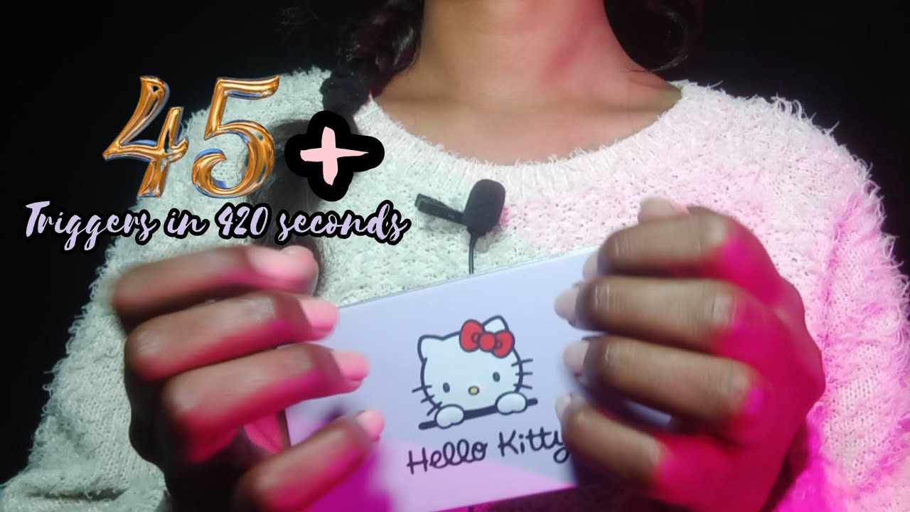 [ ASMR ] 45+ triggers in 420 seconds