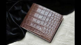 Making Hermes Alligator Bespoke Bifold wallet ( part 1)