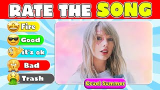 RATE THE SONG #2 | 2023 Top Songs Tier List | Music Quiz  🎵🎵 🎵