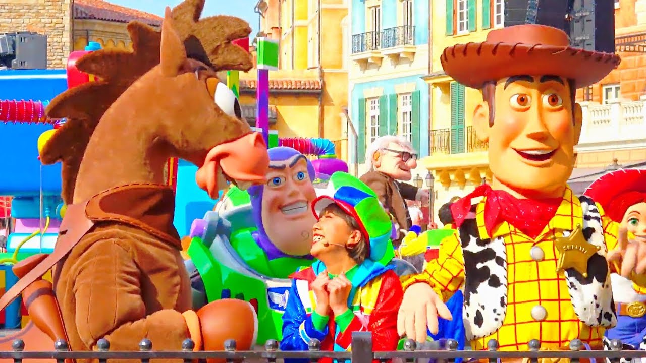 【4K】TDS  ピクサー・プレイタイム・パルズ 2019 ／ Pixar Playtime Pals 2019【1/20 ミキ広左石垣より】