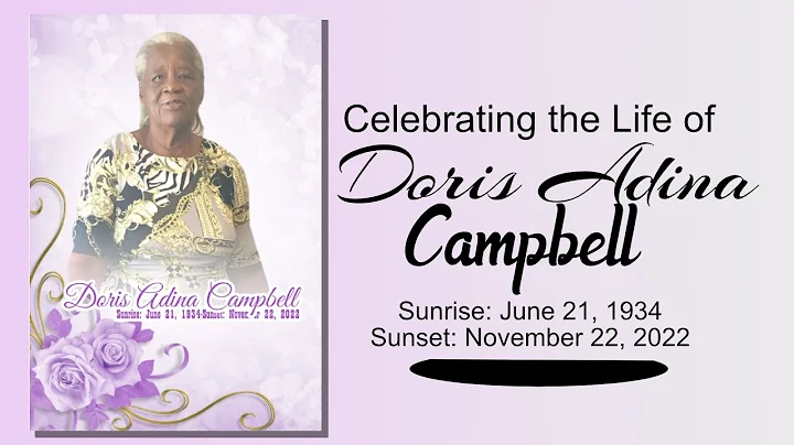 Service of Thanksgiving for Doris Adina Campbell -...