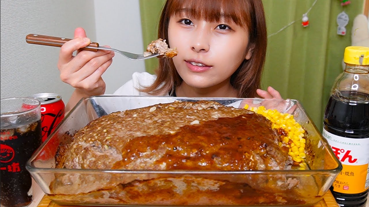 【大食い】3kgオーバーの超巨大チーズinハンバーグ