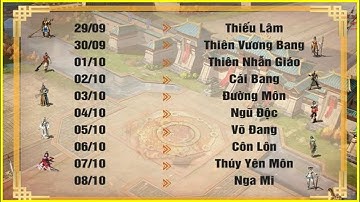 Đi Tìm Tân Chưởng Môn Môn Phái Cái Bang Sv Đại Lương Sơn - Võ Lâm 1 CTC Đồ Xanh