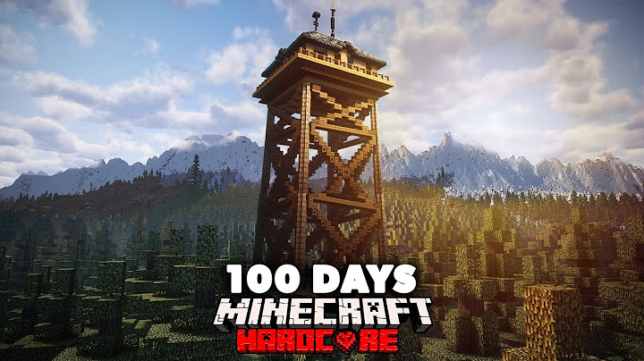 I Spent 100 Days in the Alaskan Wilderness in Hardcore Minecraft