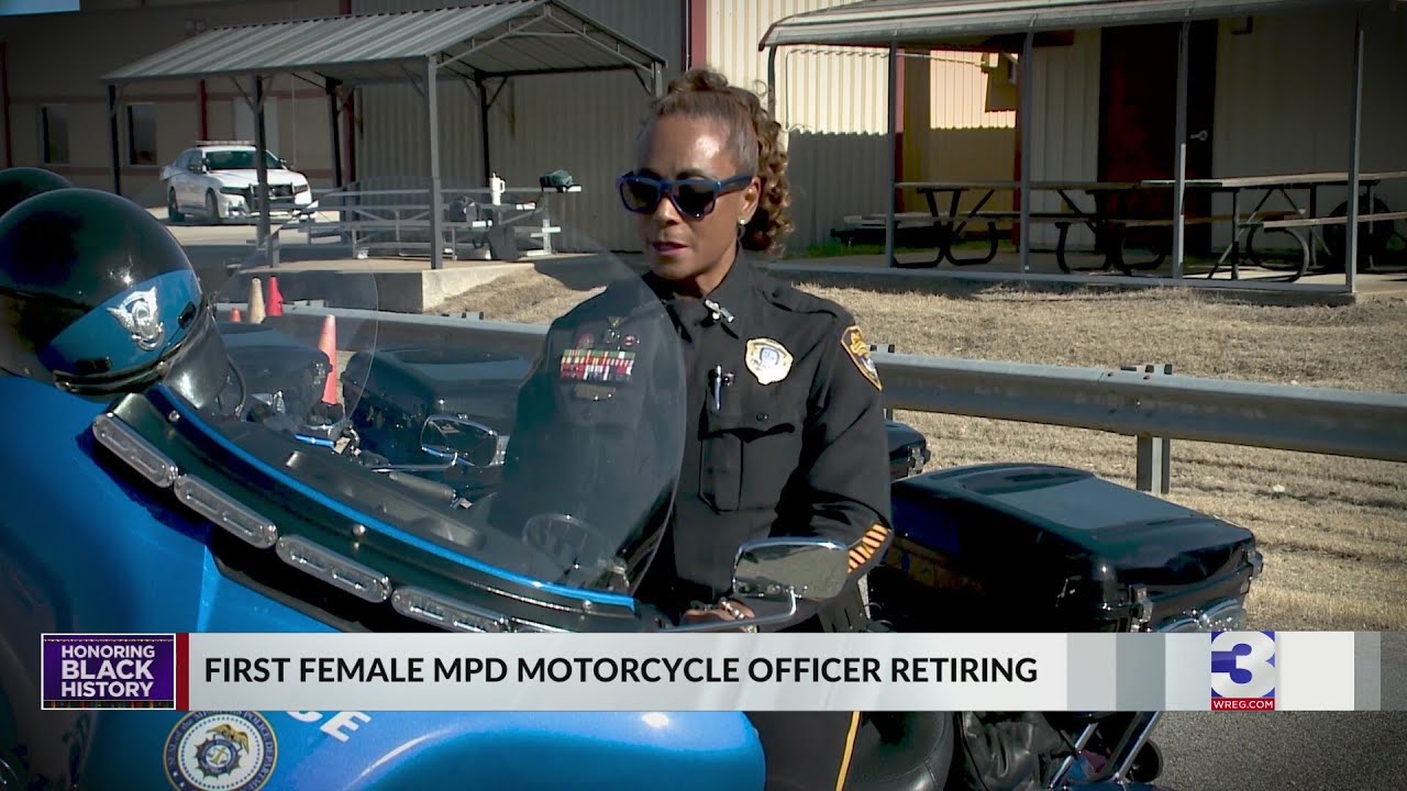 First female MPD motorcycle officer retiring