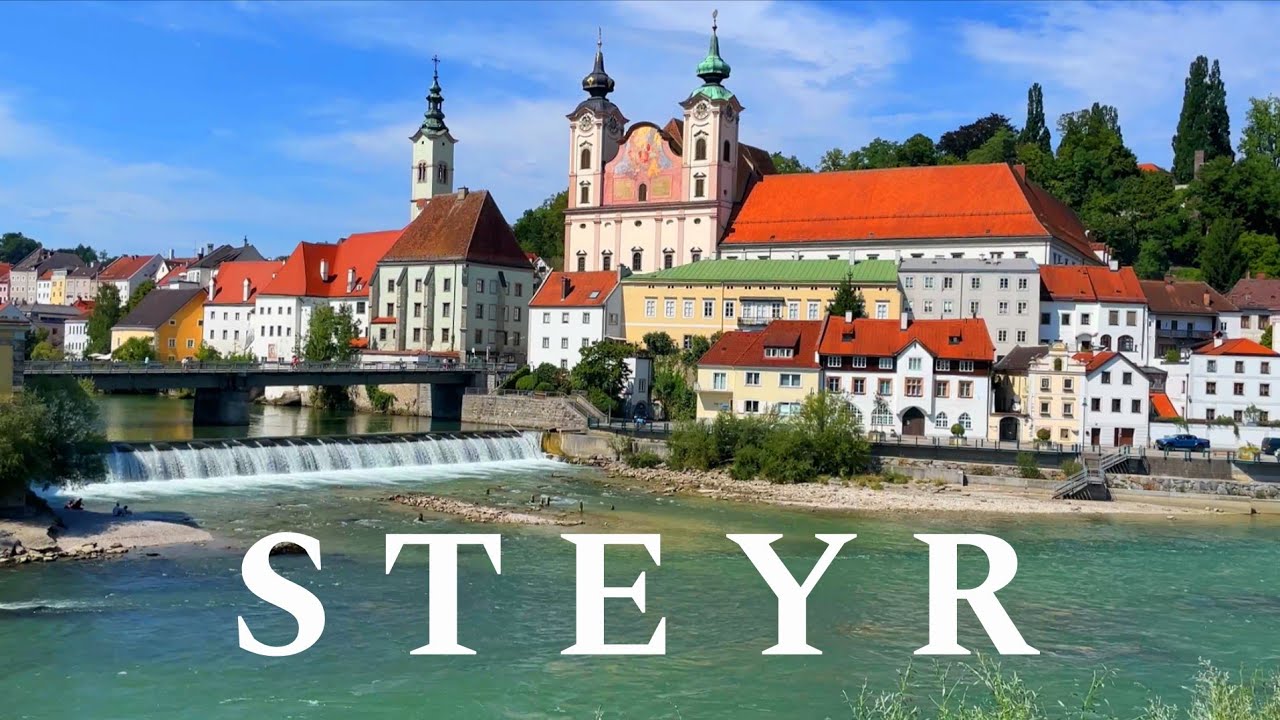 Steyr Austria, Magic Walk Tour 🇦🇹 Steyr Austria  4K UHD