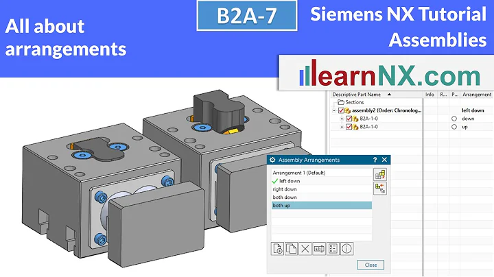 Siemens NX Tutorial | All about arrangements