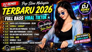 🎧 DJ Remix Malaysia Pop Slow Terbaru 2026 Full Bass Viral TikTok 💔Hanya Satu Persinggahan – Iklim