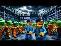 Zombie Pandemic: Threat of POLICE in ZOMBIE APOCALYPSE prison - Lego Zombie attack