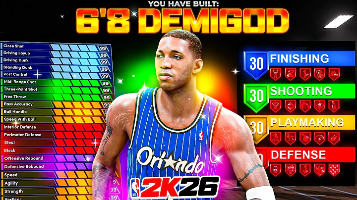 *NEW* BEST 6’8 ISO DEMIGOD GUARD BUILD in NBA 2K26! INSANE GUARD BUILD IS DOMINATING 2K26!