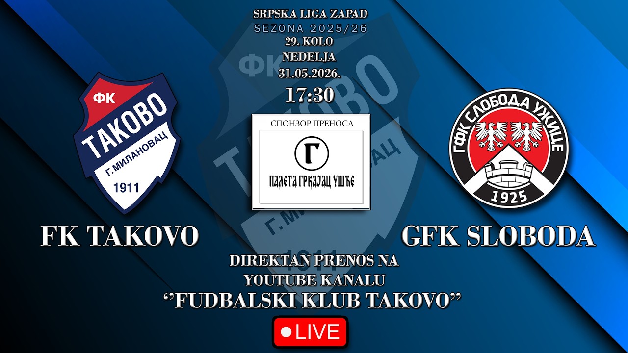FK Takovo - GFK Sloboda