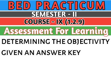 B.E.D Practicum । Semester - II । Course-IX(1.2.9) । Assessment For Learning । Shakti Sir।