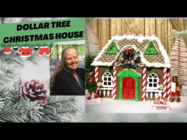 Dollar Tree Christmas House / DT Doll House Makeover / Blossom