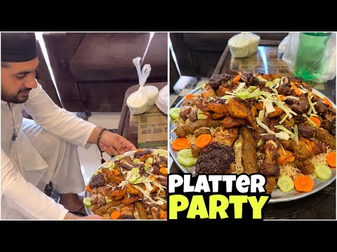 Office ma aaj surprise platter party dadi 😋