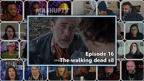 THE WALKING DEAD SEASON 8 EPISODE 16 REACTION MASHUP