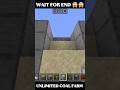 My first voice over in minecraft #minecraft unlimited coal farm 😱😱