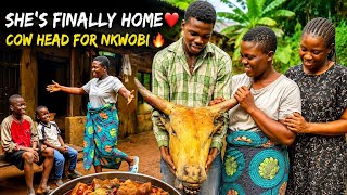 Our African Village Mom Is Back❤️ Rain Couldn’t Stop Us🔥 Whole Family Cooked Special Nkwobi
