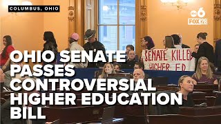 Ohio Senate passes controversial higher education bill despite protests, heads to House