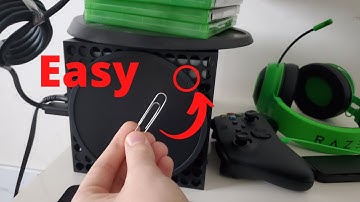 How to manually EJECT a DISC from your xbox SERIES X (STUCK DISC)