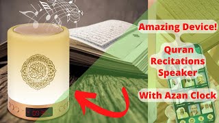 Quran Recitation Speaker With Azan Clock