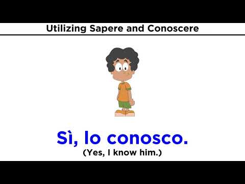 To Know in Italian: Sapere vs. Conoscere