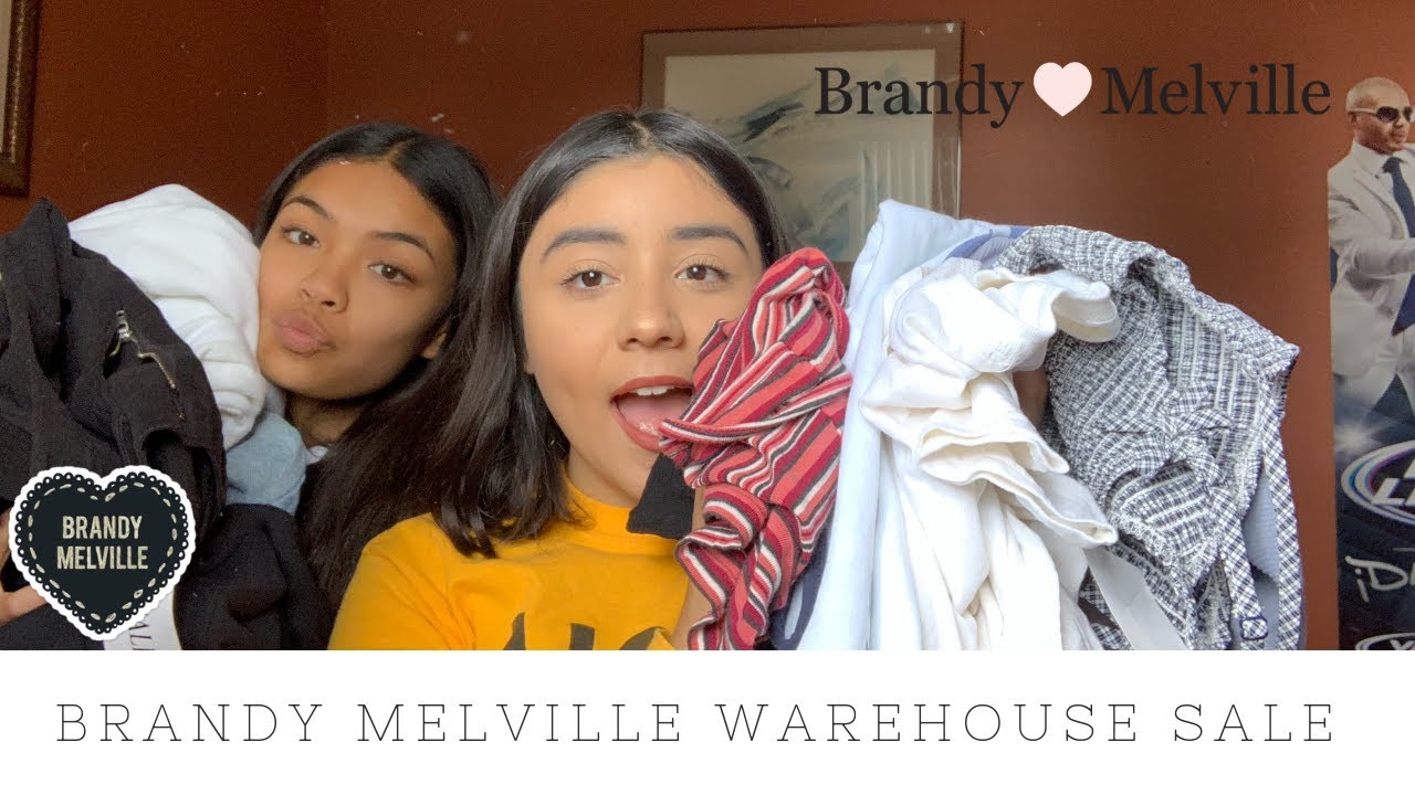 brandy melville warehouse sale 2019 ♡ vlog +haul YouTube