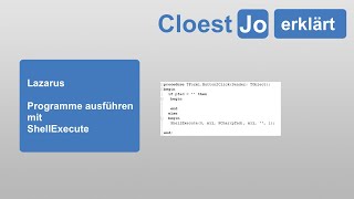Lazarus Programmes ausführen mit ShellExecute