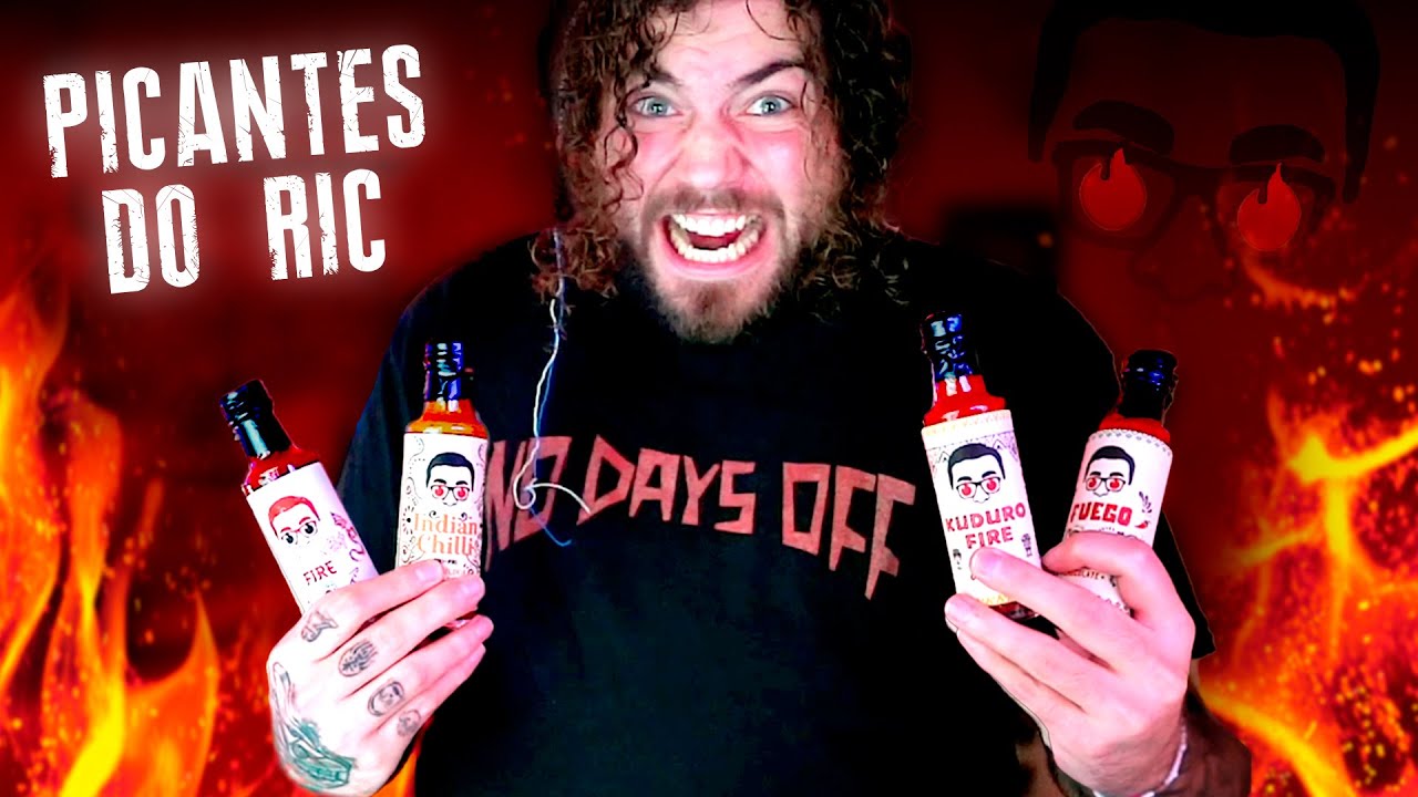 PROVEI TODOS OS PICANTES DO RIC 🌶️