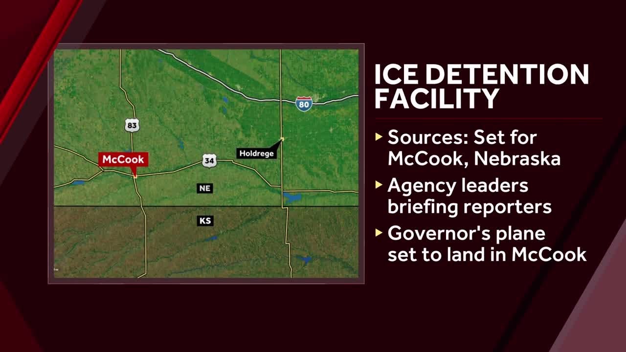 Nebraska announces new ICE detention center in McCook