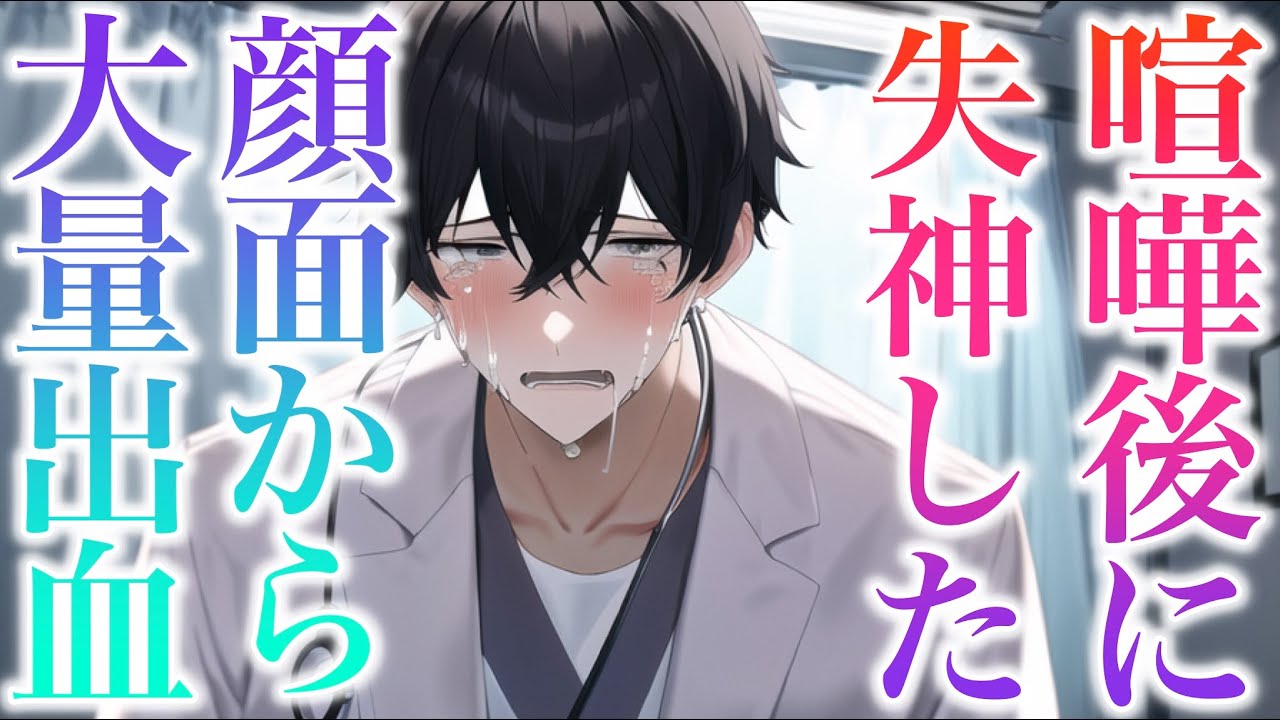 喧嘩の直後に失神して倒れた彼女。医者彼氏が咄嗟に抱き止めるが顔面からの血も止まらず後悔しながら声を掛け続ける... 【Japanese Voice Acting 】【女性向け】【看病ボイス】