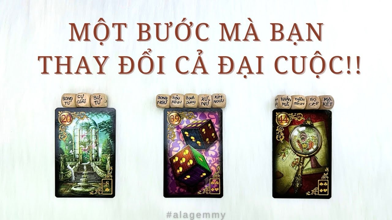 MỘT BƯỚC MÀ BẠN THAY ĐỔI ĐẠI CUỘC NHƯ THẾ NÀO⁉️🔅🔆🥅🎯Tarot🎰🎲