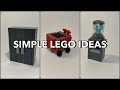 5 SIMPLE LEGO IDEAS