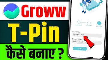 groww tpin generate | groww me tpin kaise banaye | how to generate tpin in groww app