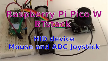 [Raspberry Pi Pico W] BTstack: Ep 6. HID device, Mouse and ADC Joystick || RP2040