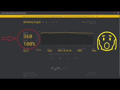 200+ WPM!! || Automated monkeytype.com with python || Script link in description :)