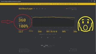200+ WPM!! || Automated monkeytype.com with python || Script link in description :)