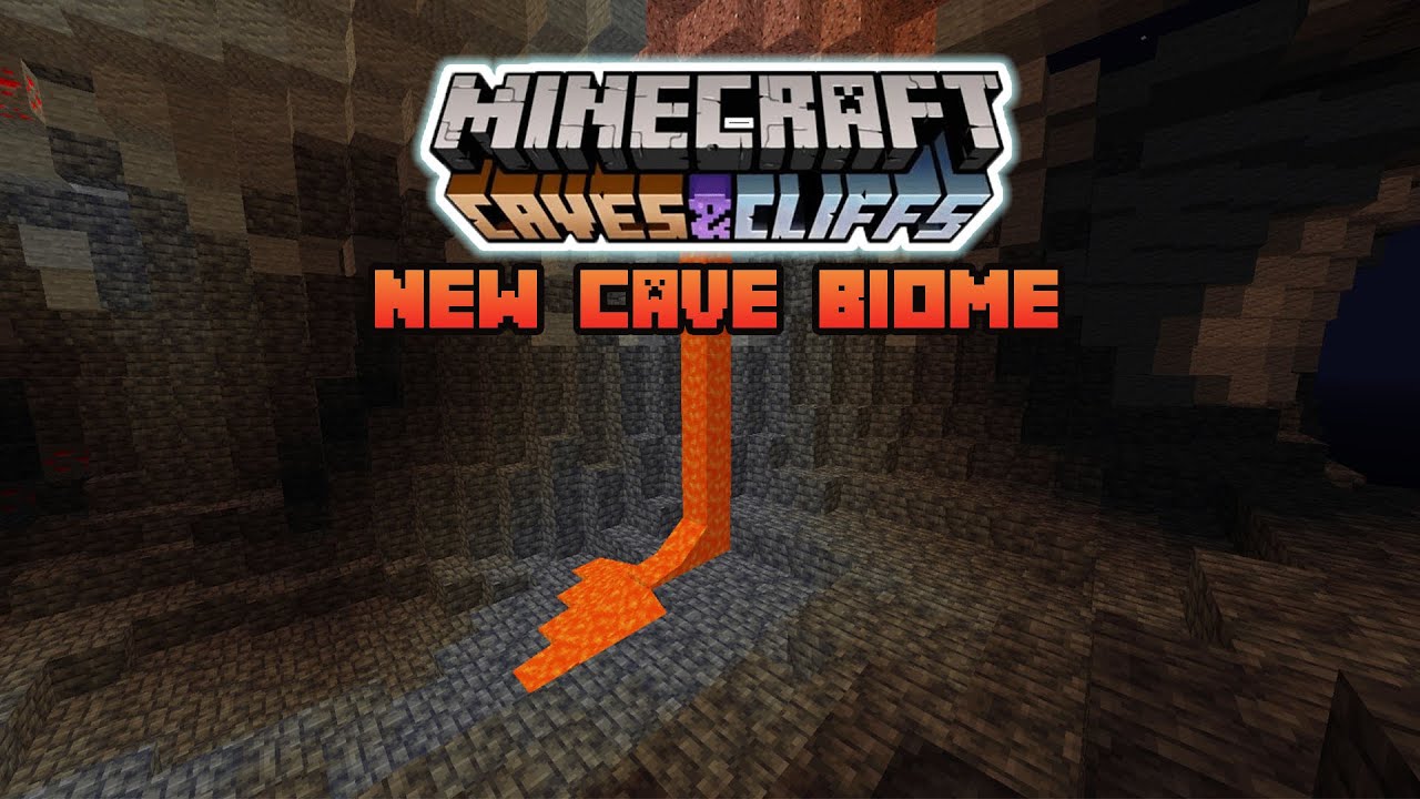 Minecraft 1.17 Snapshot Add's New CAVE BIOME!!! - YouTube