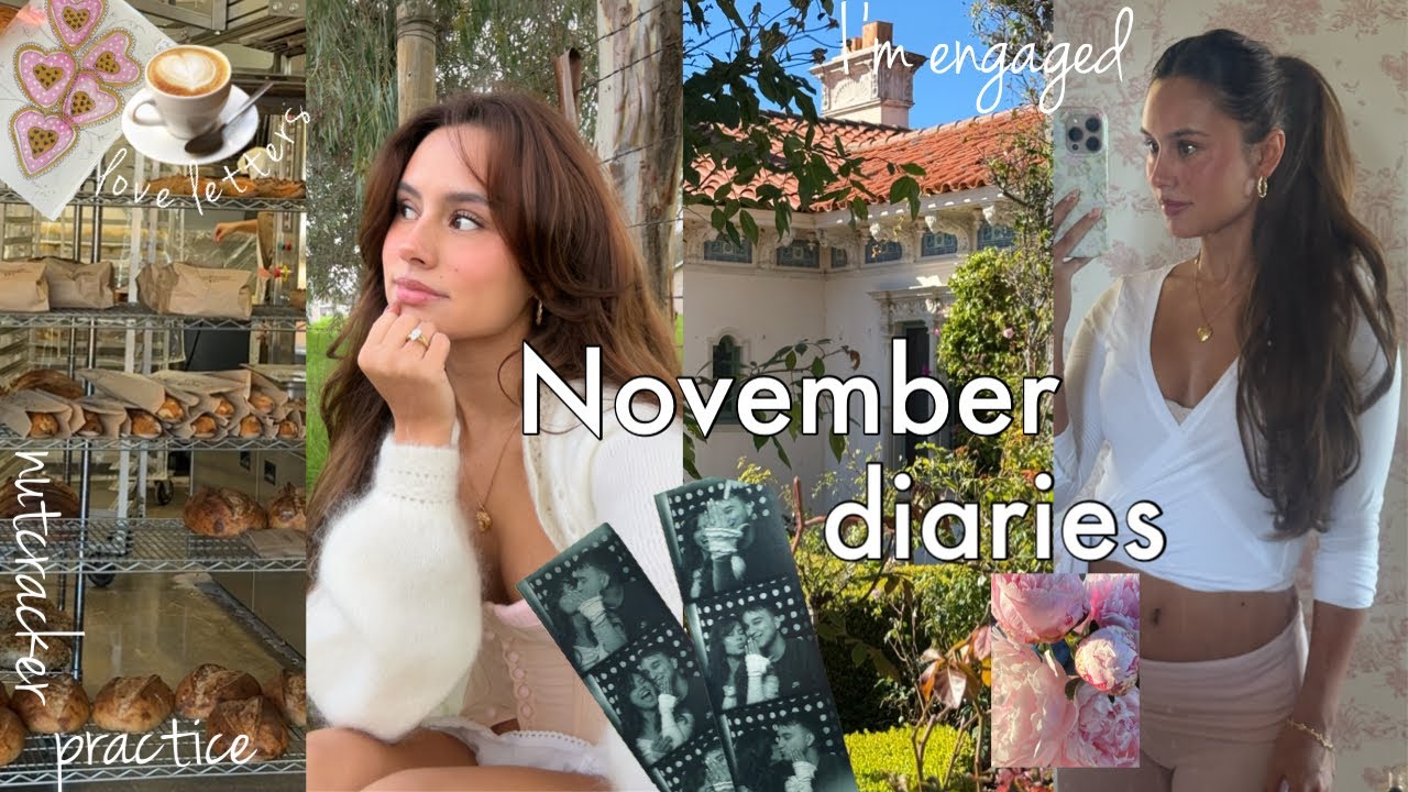 november diaires🌬️🌸I’m engaged, nutcracker season has begun, beach trips, love is in the air
