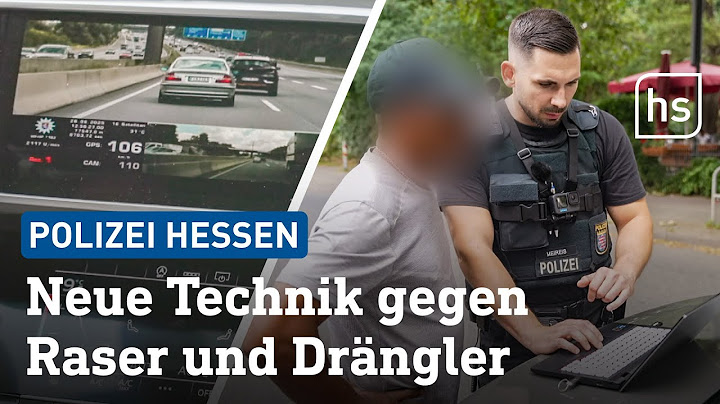 Neues System: Autobahnpolizei filmt und konfrontiert Fahrer direkt | hessenschau