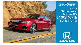 Lease a 2022 Honda Accord for $480/Month | St. Louis, MO | Frank Leta Honda