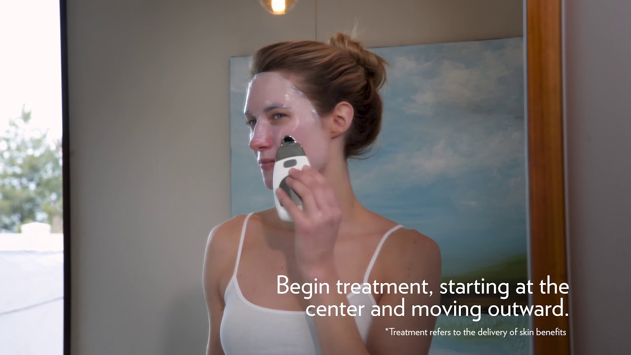 How To Use ageLOC® Galvanic Spa® PowerMask - YouTube