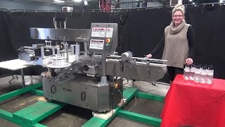 Tronics Model 3S3 Stainless Steel Pressure Sensitive Labeler Demonstration