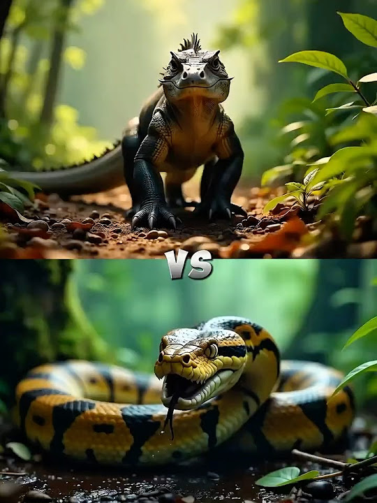Python vs Komodo Dragon vs mongoose, Pug, Cat – Who Survives? - YouTube