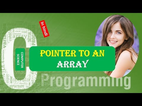 Pointer to an Array in C Programming IN HINDI